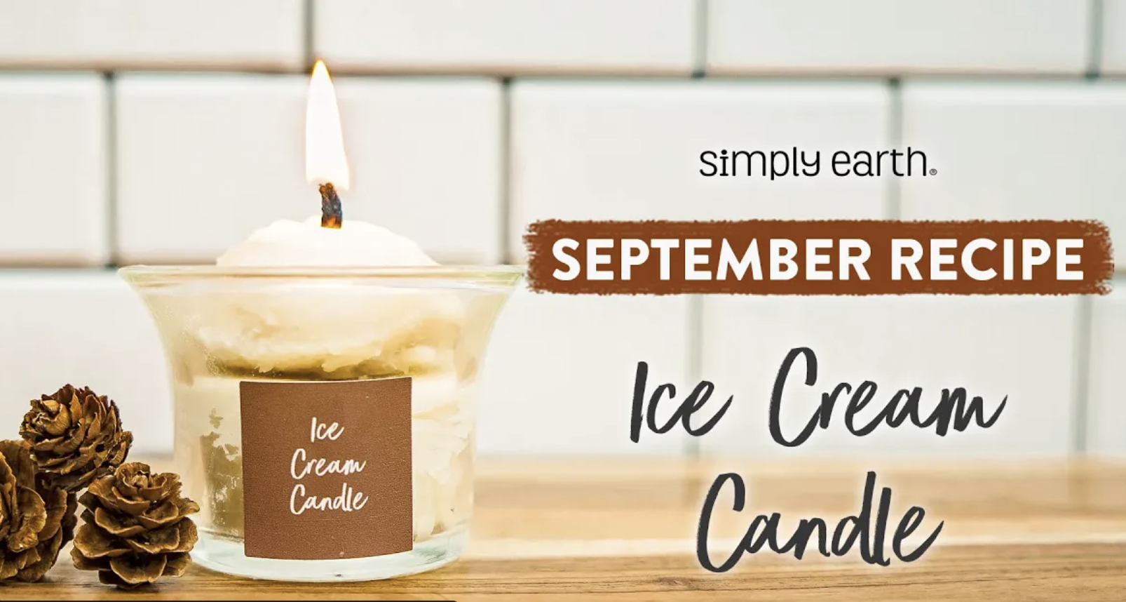 Simply Earth Free Ice Cream Candle Recipe Video